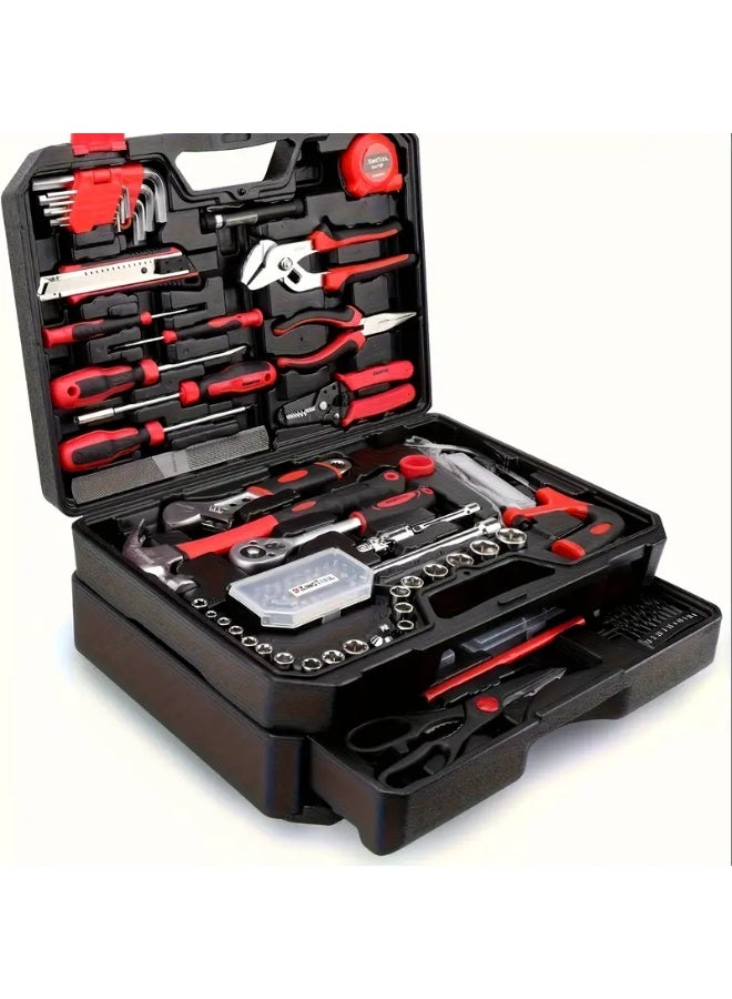 High-End Professional 325pcs Tool Set, Automotive/Bicycle Repair Mechanical Tools Kit, 1/2*1/4" 3/8" Racing Grade Auto Parts Ratchet Wrench and More Car Maintenance Accessories, Perfect Gift for Christmas, Thanksgiving, Father's Day, Boyfriend/Husband  - Image 1