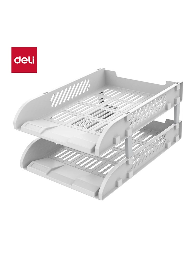 ديلي علبة ملفات E9216 - 258 × 330 × 58 مم - أبيض وأسود - Image 2