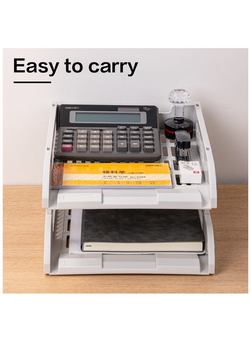 ديلي علبة ملفات E9216 - 258 × 330 × 58 مم - أبيض وأسود - Image 5