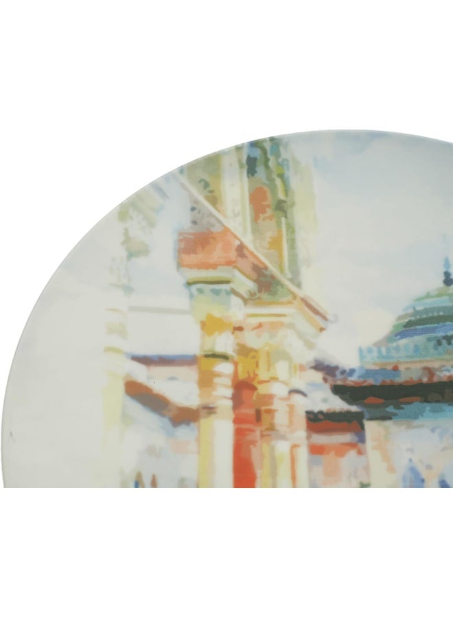 Zinnia Rosa By Zinnia  Fm Islamic 1 Cup Plate, 27 Cm Size - Image 2