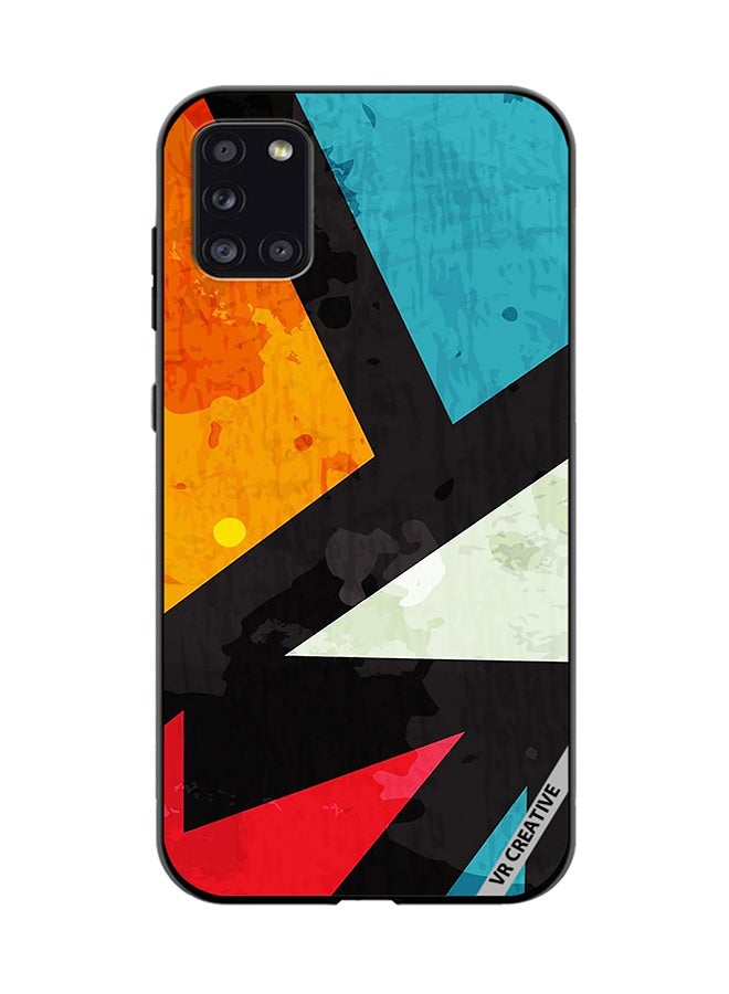 VR CREATIVE Protective Case Cover For Samsung Galaxy A31 Abstract Design Multicolour - Image 1