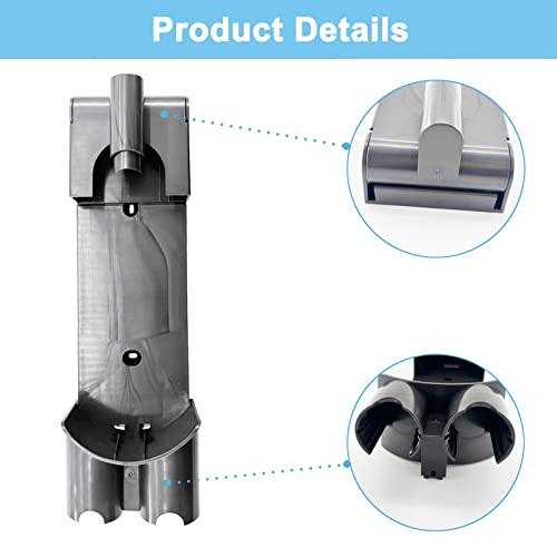 Rjnlsc V8 Wall Mount Compatible with Dyson V7 V8 Cordless Vacuum Cleaner,Docking Station Accessory Wall Mount, Replaces Part # 967741-01 - Image 4