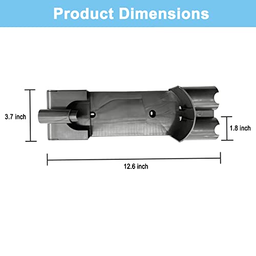 Rjnlsc V8 Wall Mount Compatible with Dyson V7 V8 Cordless Vacuum Cleaner,Docking Station Accessory Wall Mount, Replaces Part # 967741-01 - Image 3