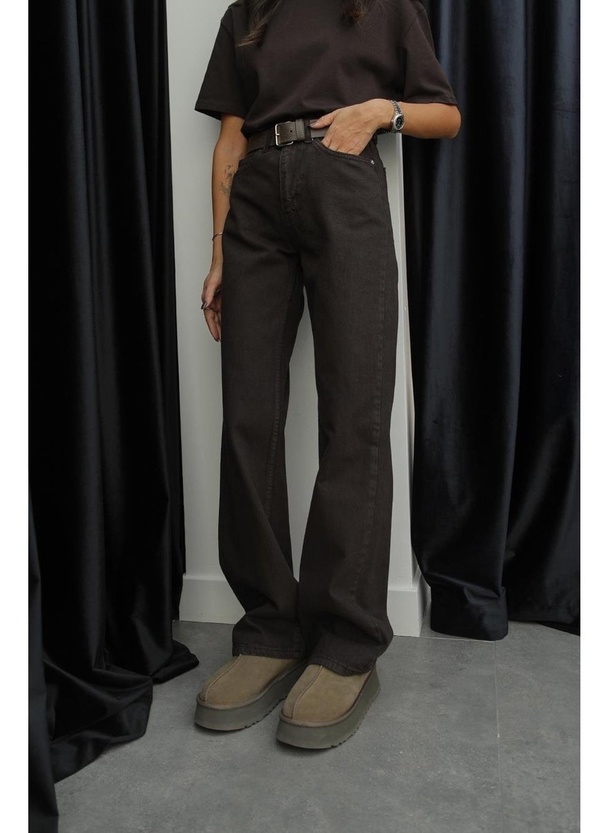 Havoş - Bitter Brown Kuzmina Straight Jean - Image 1