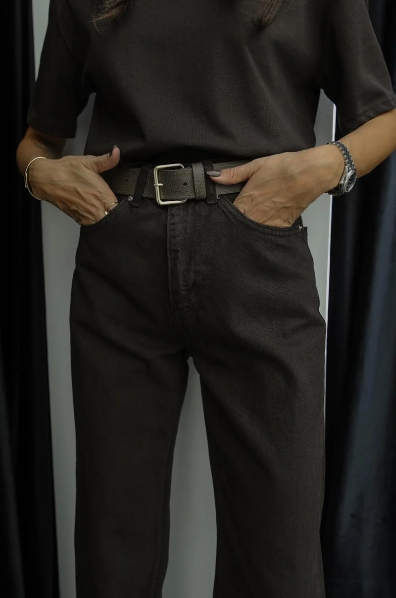 Havoş Bitter Brown Kuzmina Straight Jean