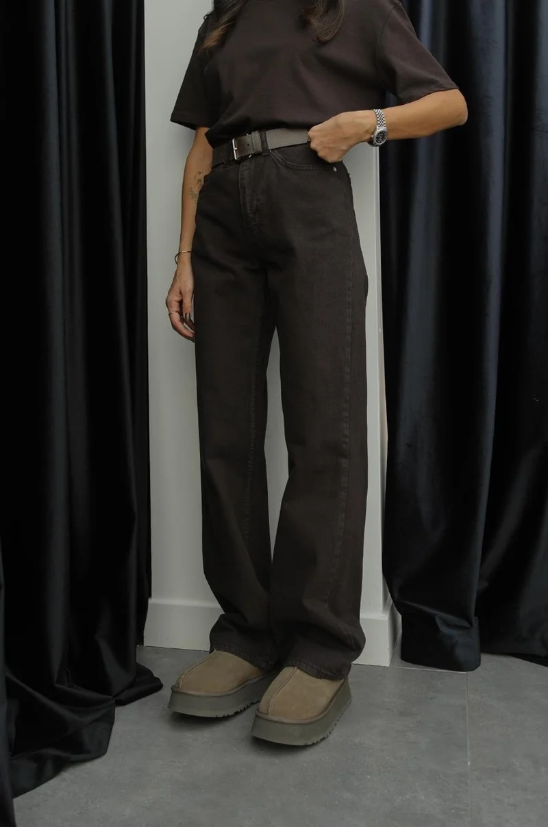 Havoş Bitter Brown Kuzmina Straight Jean
