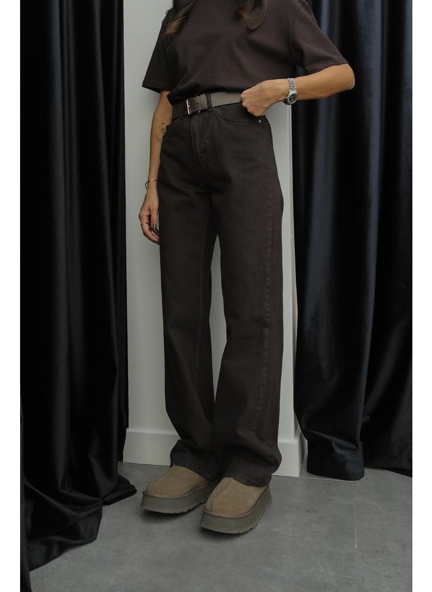 Havoş - Bitter Brown Kuzmina Straight Jean - Image 1