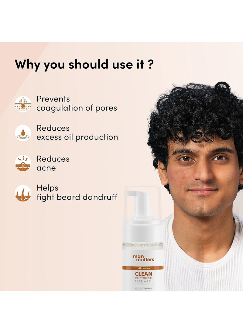 1% Salicylic Acid Oil Control Face Wash 120ml And 2% Salicylic Acid and 1% Glycolic Acid Defend Acne Spot Correction Gel 30g - Reduces Acne, Acne Spots and Blemishes - for men