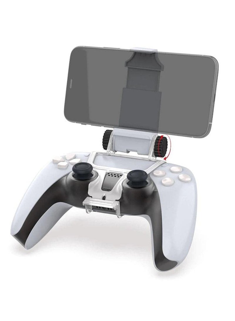 For PS5 Controller Phone Holder Adjustable Controller Phone Mount Controller Phone Clamp Compatible with Playstation 5 Wireless DualSense Controller  - Image 3