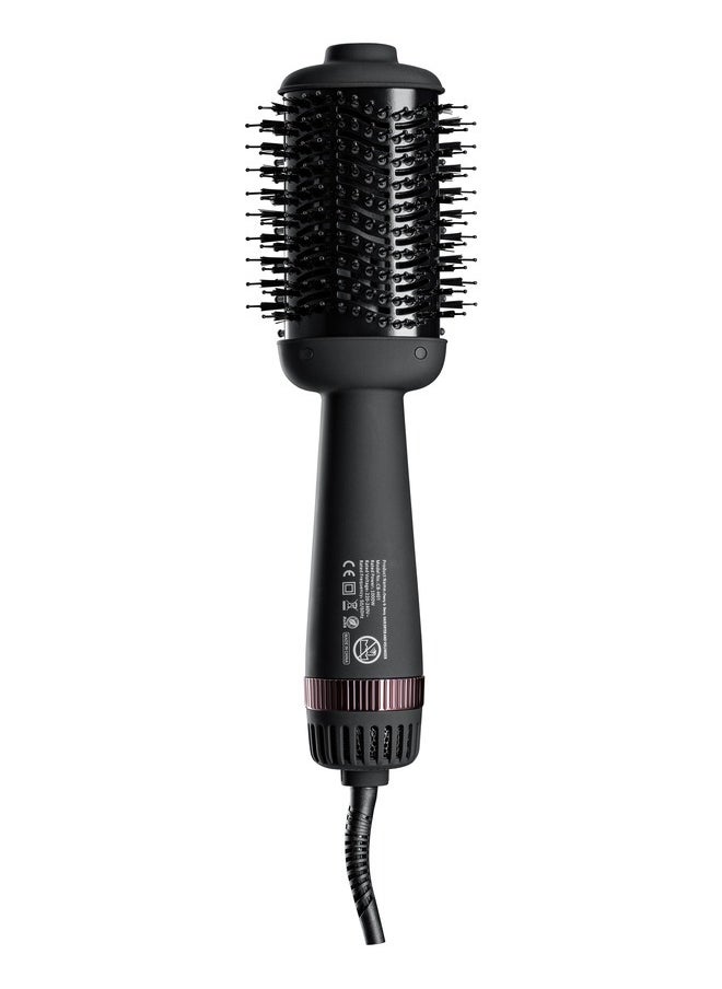 Cherry & Berry Hot Air Brush Pro 2in1 | 1000W | Dryer + Straightener | 3 Heat Settings (200–220°C) | Negative Ions | PTC Tech | Volume & Shine | Charcoal + Nylon Bristles  - Image 2