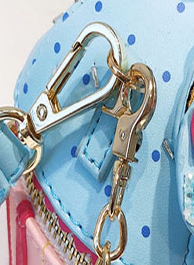 QZUnique Women's PU Leather Shoulder Bag Novelty Ice Cream Shaped Crossbody Bags Cute Phone Chain Bag Handbag Messenger Portable Bag - Image 3