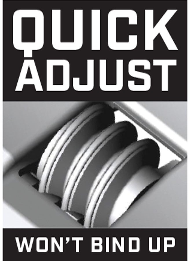 كريسنت طقم مفاتيح ربط كريسنت قابلة للتعديل من أكسيد أسود بمقبض مبطن - أدوات يدوية لتحسين المنزل والمرآب والميكانيكا - ٦ بوصات و١٠ بوصات - AT2610CVS - Image 4