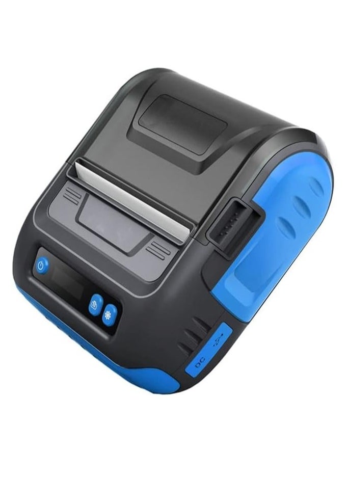 Milestone - Thermal Mini Bluetooth Portable Printer 80mm Wireless Receipt Label Maker Machine Printers for Phone for Label - Image 1