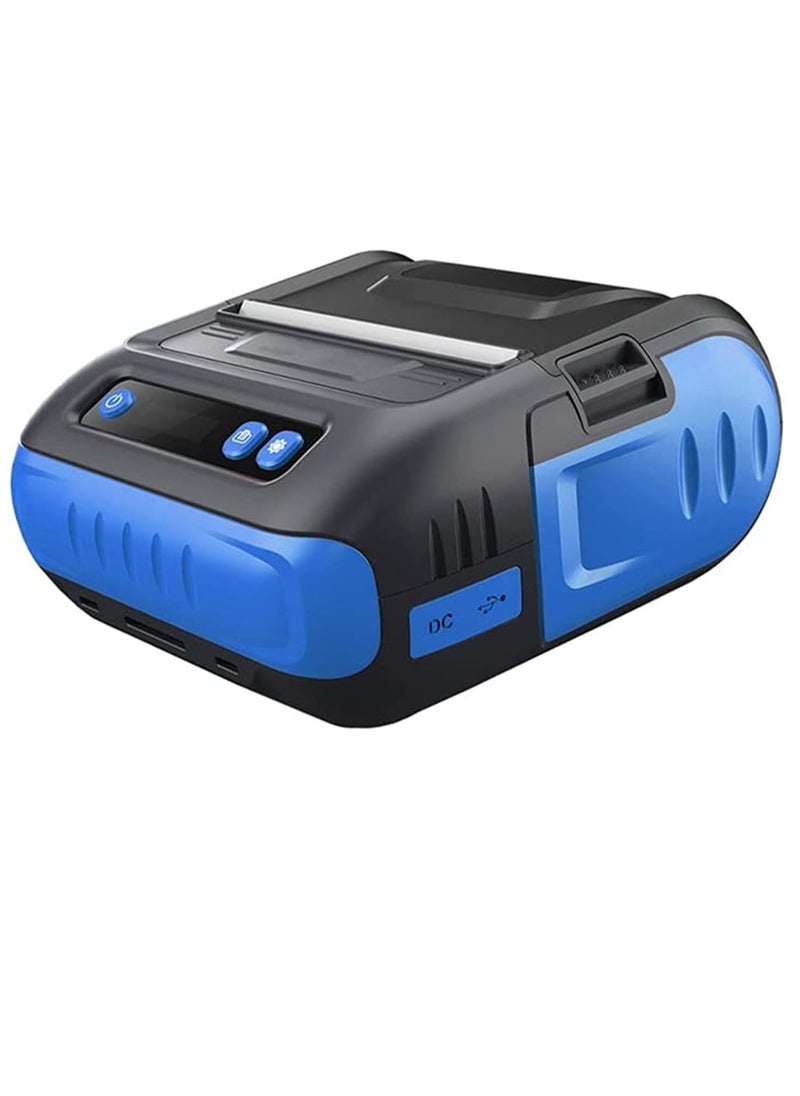 Milestone - Thermal Mini Bluetooth Portable Printer 80mm Wireless Receipt Label Maker Machine Printers for Phone for Label - Image 1