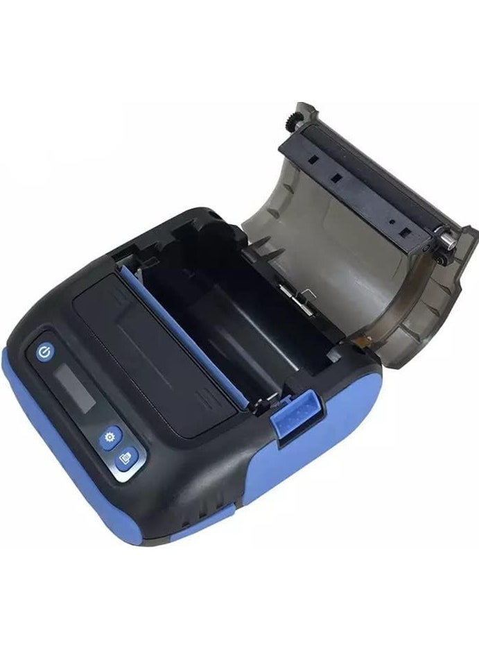 Milestone - Thermal Mini Bluetooth Portable Printer 80mm Wireless Receipt Label Maker Machine Printers for Phone for Label - Image 1