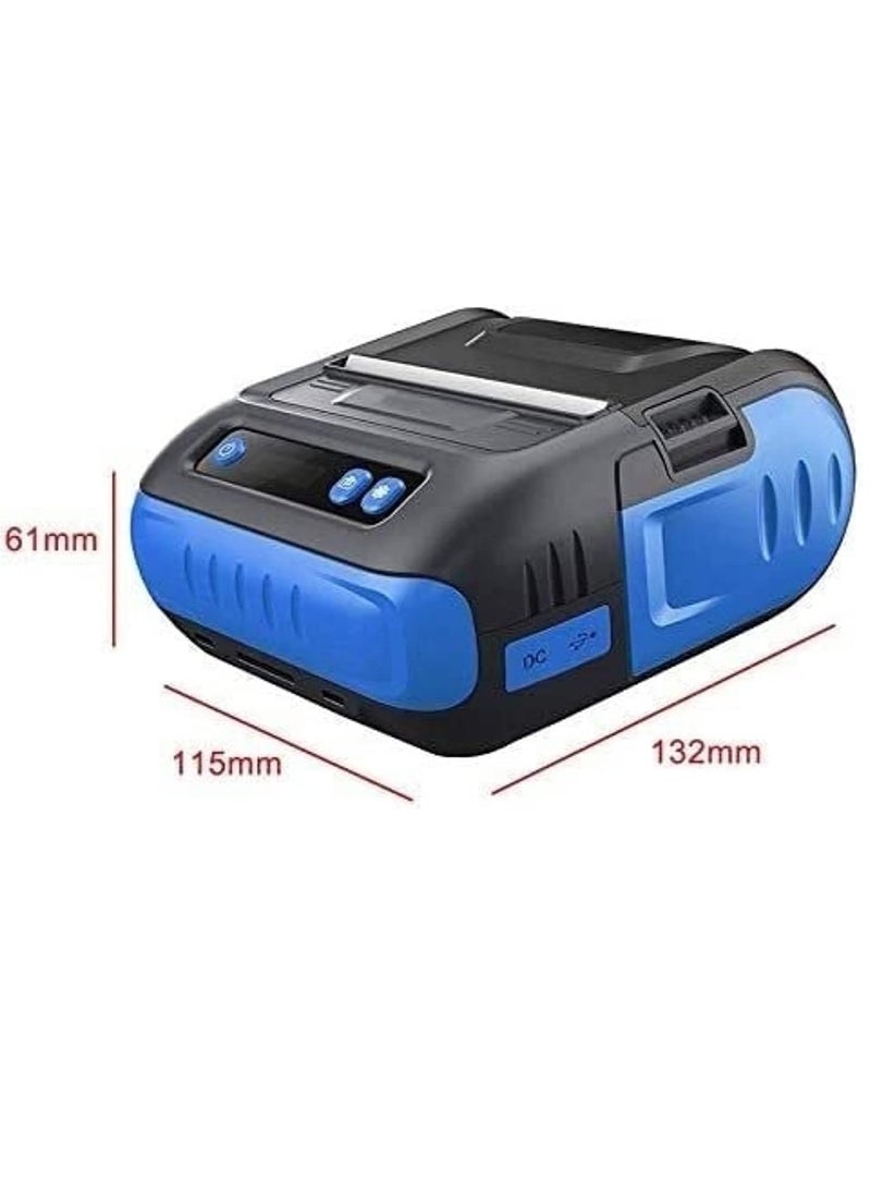 Milestone - Thermal Mini Bluetooth Portable Printer 80mm Wireless Receipt Label Maker Machine Printers for Phone for Label - Image 1