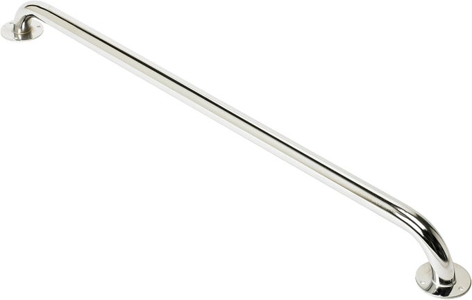 CHROME STEEL RINGWOOD GRAB BAR SAFETY RAIL AND MOBILITY AID FOR BATHROOM AND SHOWER ELDERLY HANDICAPPED AND DISABLED USER SUPPORT INDOOR AND OUTDOOR ATTACHMENT 36