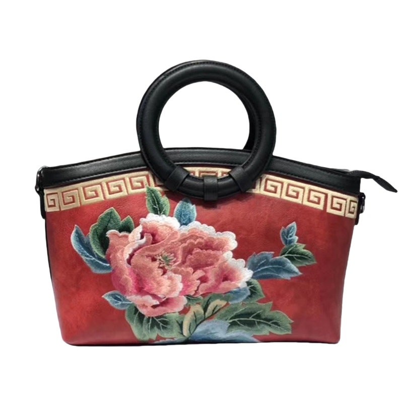 Bags For Women 2025 Retro Chinese Style Embroider With Cheongsam Hand-Held Crossbody Shoulder Bag For Women Jumei 298726 - Image 1
