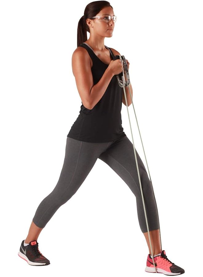 TheraBand Professional Special Heavy Resistance Tubing Dispenser Box 25 Foot Length Silver - Image 4