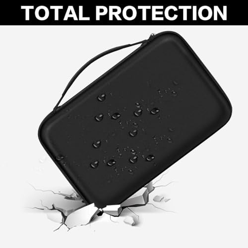 PAIYULE Hair Dryer Case for Shark HD112BRN & HD331 HyperAIR IQ 2-in-1 Concentrator, Storage Pouch for Dyson/Shark Flexstyle Styler Attachments and Clips, Black - Image 5
