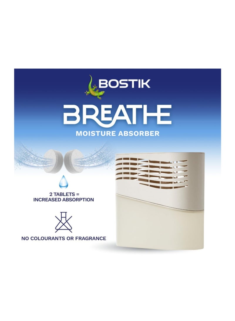 بوستيك جهاز امتصاص الرطوبة والتنفس، مزيل للرطوبة، للاستخدام في المنزل والقوافل، مثالي للغرف التي يصل طولها إلى 25 مترًا - Image 3