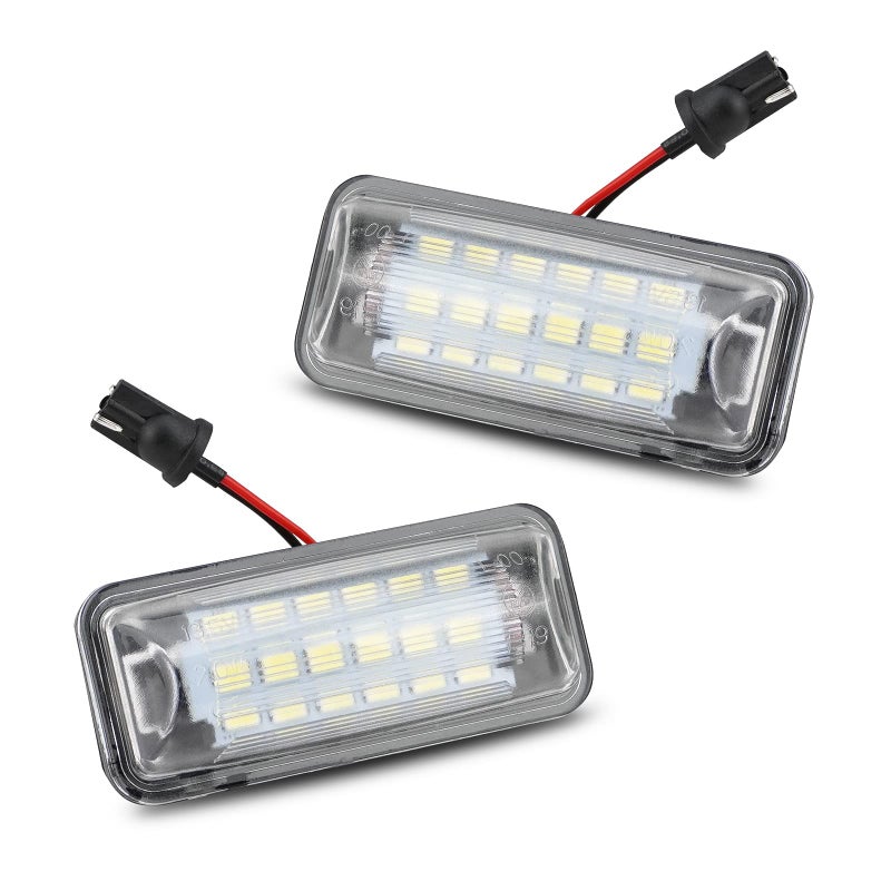 Bestview LED License Plate Light Tag Lamp Assembly Tag Light Compatible with Subaru Impreza WRX STI XV Crosstrek BRZ Legacy Ascent Outback Forester Scion FRS Toyota 86 6000K White Pack of 2