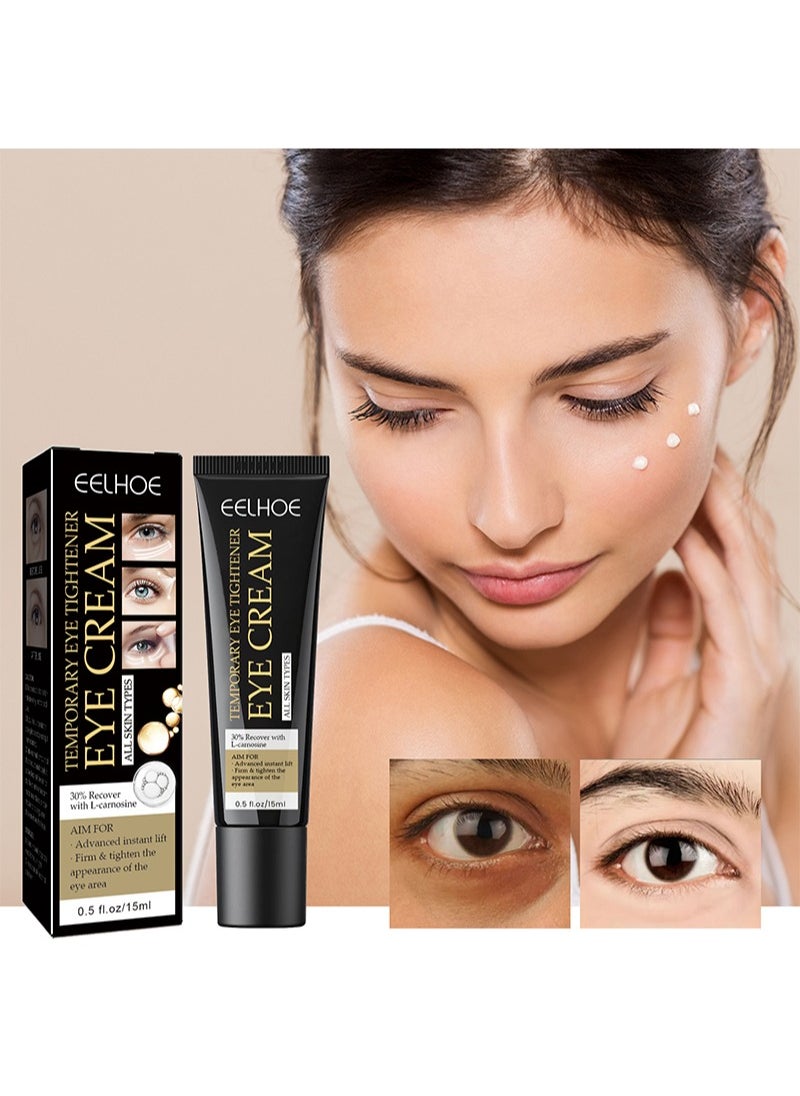 EELHOE - Temporary Eye Firming Cream,Instantly Reduces Puffiness, Dark Circles and Puffiness, Anti-Aging Fine Lines, Tightens the Delicate Under Eye Skin 15ml - Image 1
