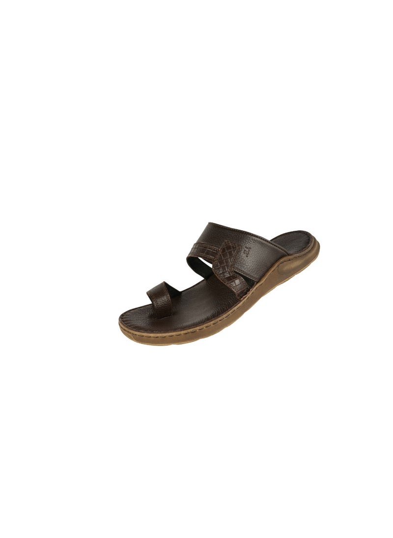 Josef Seibel - 071-2055 Josef Seibel Mens Toe Finger Style Sandals Brown - Image 1