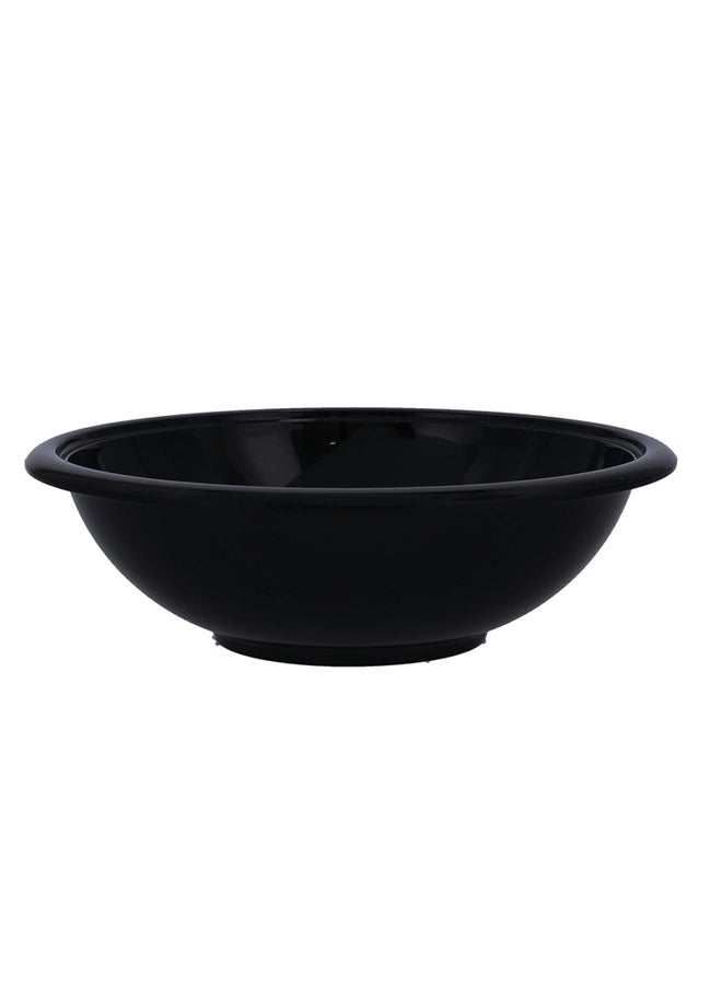 Royalford Melamine 10"Biza  Serving Bowl With Lid Black 10inch - Image 2