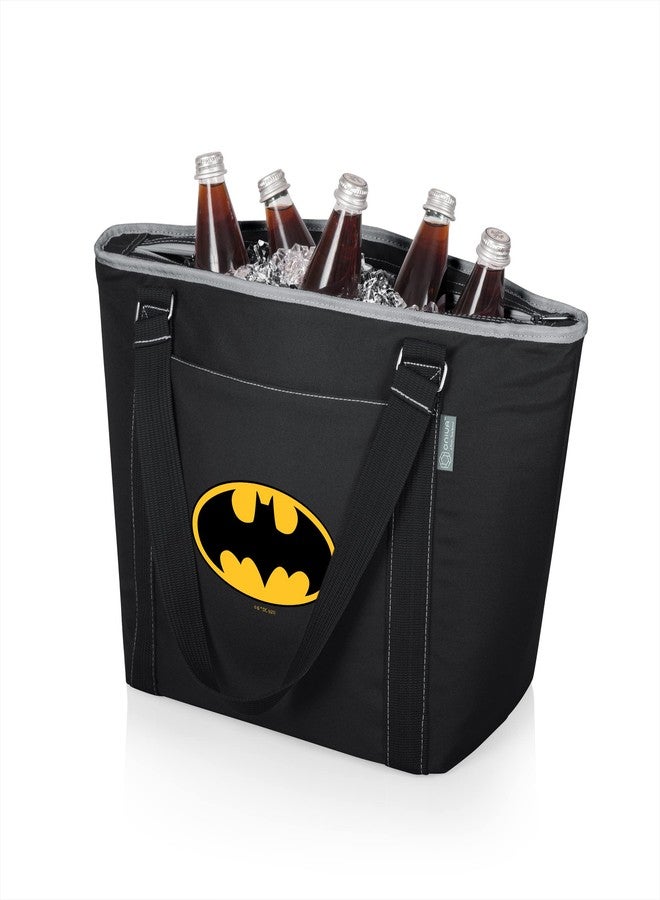Picnic TIME DC Comics Batman Topanga Tote Cooler Bag, Soft Cooler Bag, Picnic Cooler, (Black) - Image 1