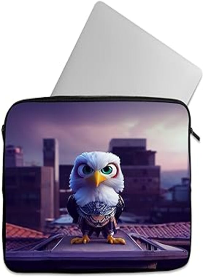 Tat Tat Casual Printed Laptop Carrying Case with Zipper for 14 INCH -1002 
