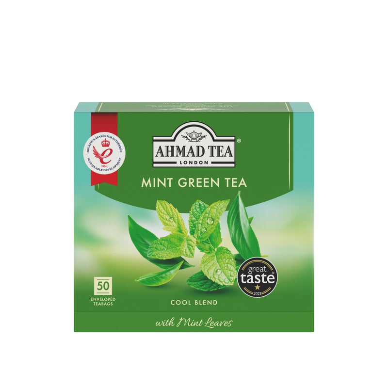(50X2gms ) Teabag, Mint Green Tea