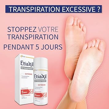 ETIAXIL مزيل العرق علاج التعرق المفرط للقدمين واليدين للبشرة العادية الشديدة فعالية لمدة 5 أيام 100 مل - Image 5