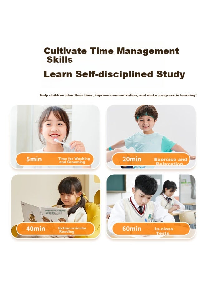 Qt-timer Timer For Learning Self-discipline, New Model, Student-specific Alarm Clock, Countdown Timer, Time Management Tool, Children's Self-discipline Birthday Gift, Practical For Boys - Image 3
