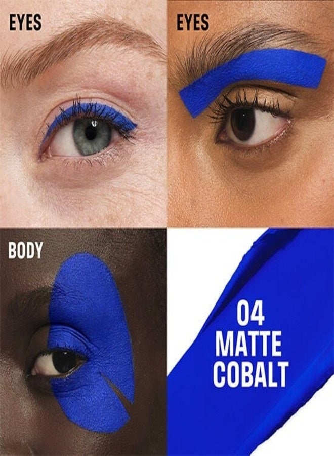 MAKE UP FOR EVER Artist Color Cream04 (Matte Cobalt) 4g – Long-Lasting Multi-Use Cream Color for Eyes, Lips & Face - Image 2