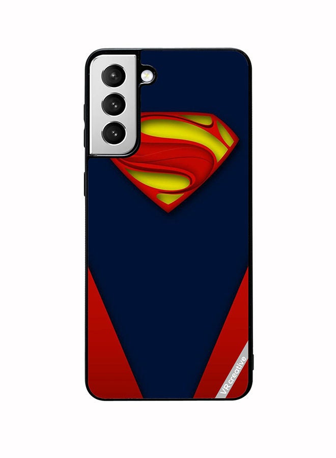 VR CREATIVE Protective Case Cover For Samsung Galaxy S22 5G Superman Design Multicolour - Image 1