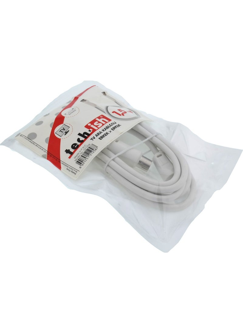 Tek-İş TV Satellite Antenna Connection Cable 9.5 mm Male > Male 1.5 mt  - Image 3