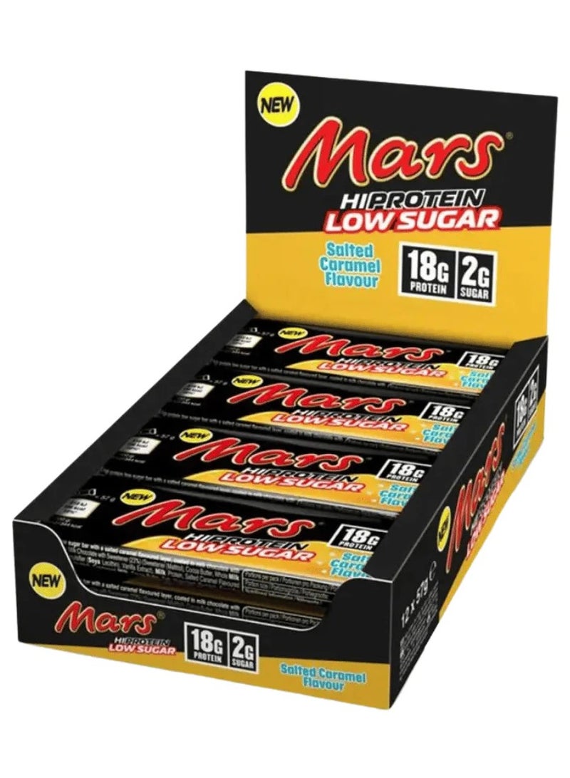 Mars Hi Protein Salted Caramel Flavor 57g Pack of 12 - Image 1