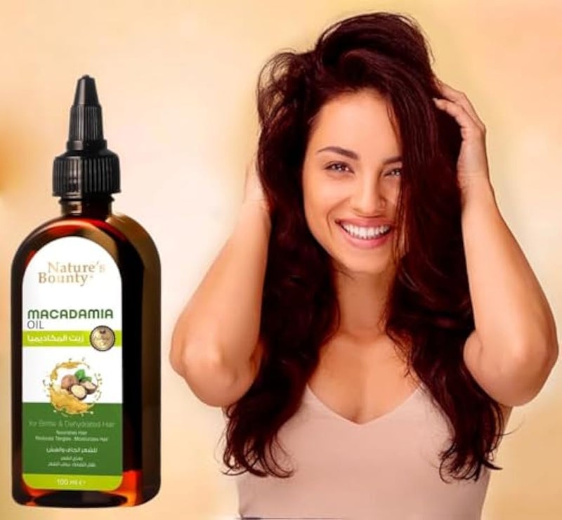 Nature's Bounty - Natural Oil, Nourishing & Strengthening, 100 ML (Macadamia Oil For Brittle & Dehydration Hair) - Image 4