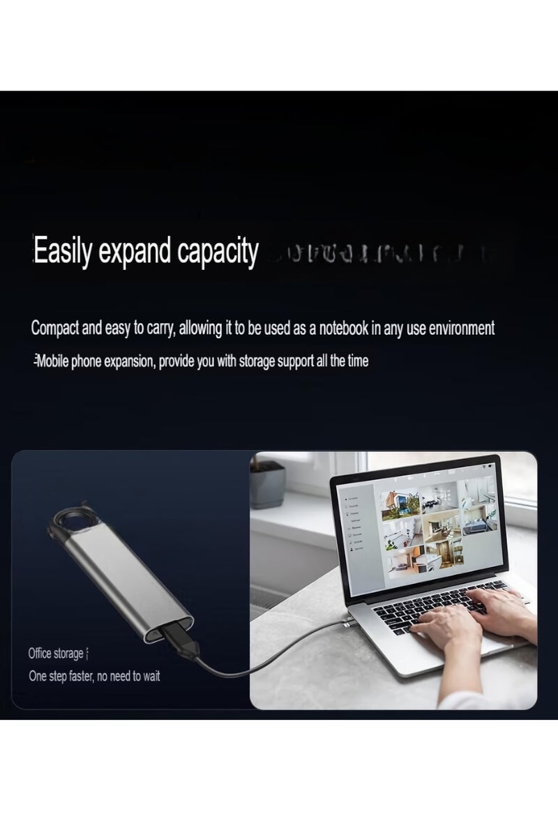 Orico External SSD, Portable Solid State Drive, Hanging Hole Design Mobile External Storage Drive, Lightweight And Compact Solid State Disk, (1pc, 4TB, Basic Model (470 Mb Per Sec)) - Image 4