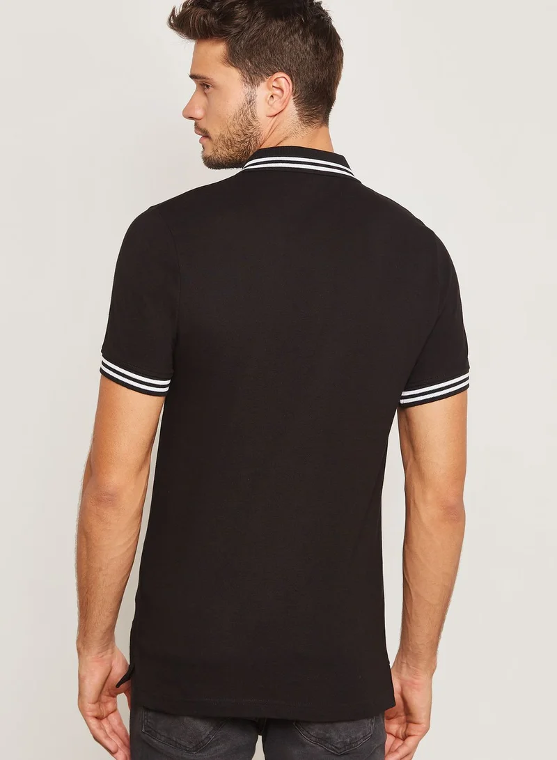 Love Moschino Peace Logo Polo