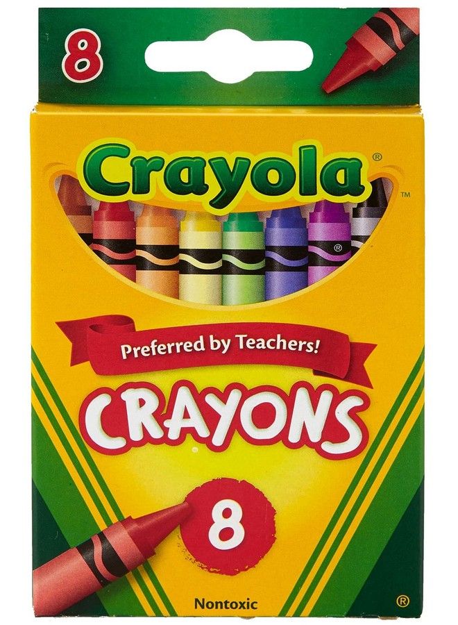 Crayola Crayons School Supplies Classic Colors 8 Count - Image 1