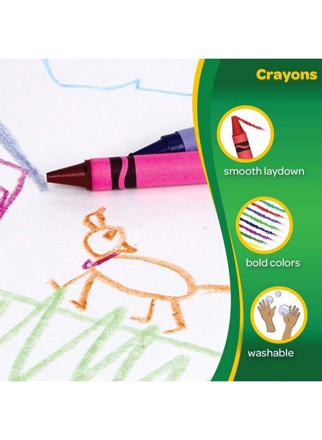 Crayola Crayons School Supplies Classic Colors 8 Count - Image 4