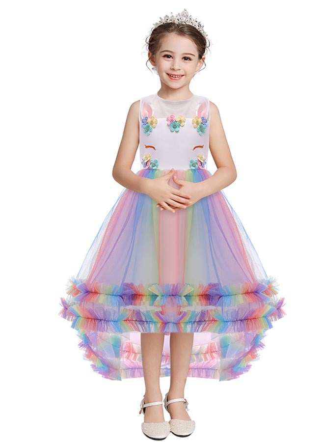Sleeveless Sequin One Piece Train Dress Pompadour Dress - Image 1