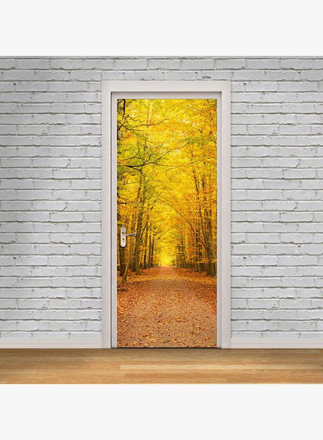 إسكدنيا ملصق جداري ثلاثي الأبعاد بتصميم مجسم أصفر 77x200Ø³Ù†ØªÙŠÙ…ØªØ± - Image 4