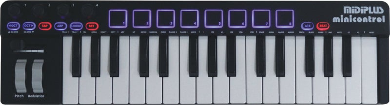 midiplus minicontrol USB MIDI keyboard controller