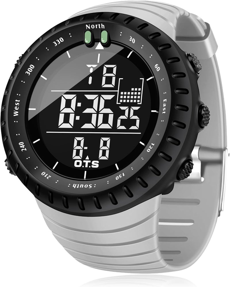 PALADA Men's Digital Sports Watch Waterproof Tactical Watch with LED Backlight Watches for Men - Image 1