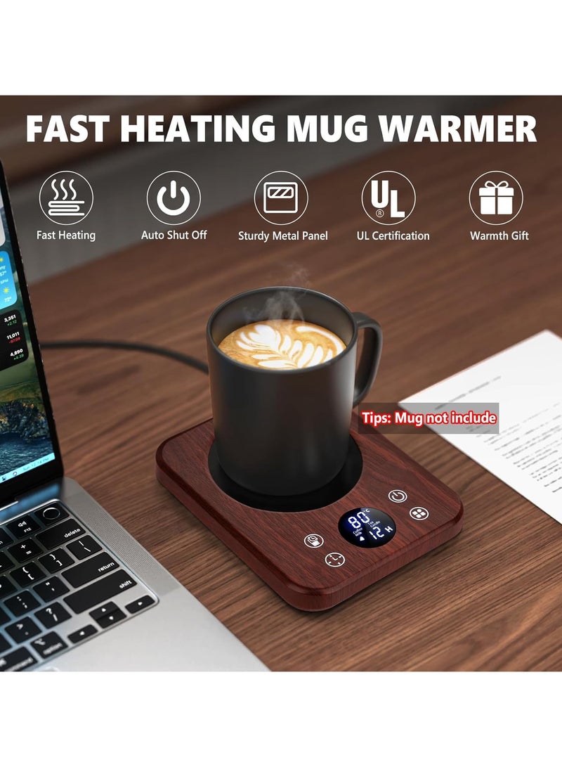 إيسي سخان قهوة كهربائي ذكي للمكتب مع إيقاف تشغيل تلقائي، 9 إعدادات لدرجة الحرارة ومؤقت 12 ساعة، سخان أكواب قهوة للقهوة والحليب والشاي والشموع - Image 4