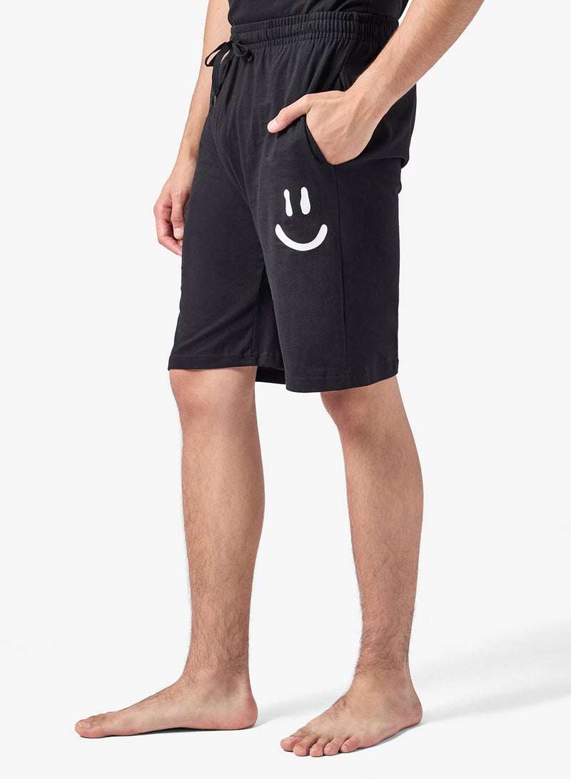 سفنتي فايف طقم بيجامة تي شيرت وشورت - Image 4