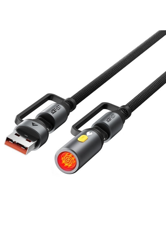 AceFast Charging Data Cable J6 USB-C to USB-A / cigarette lighter - Image 2